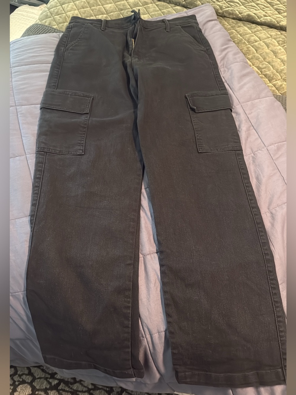 Mother Jeans Straight Up Rambler Cargo Skimp  Size 32